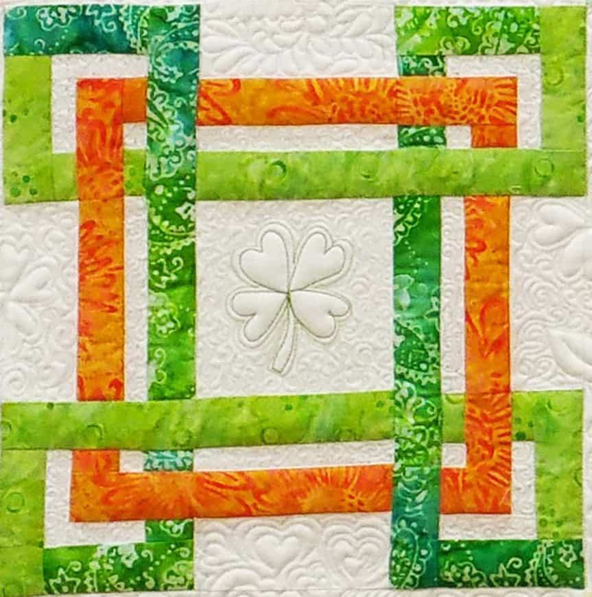 My finished quilt-as-you-go project – Bustle & Sew